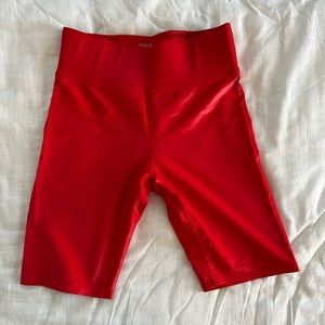 Carbon 38 Takara shine biker shorts - bright red